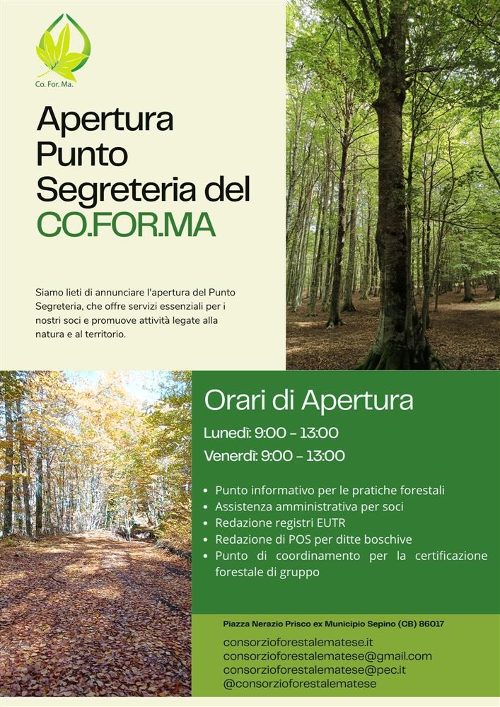 Locandina Sportello Forestale